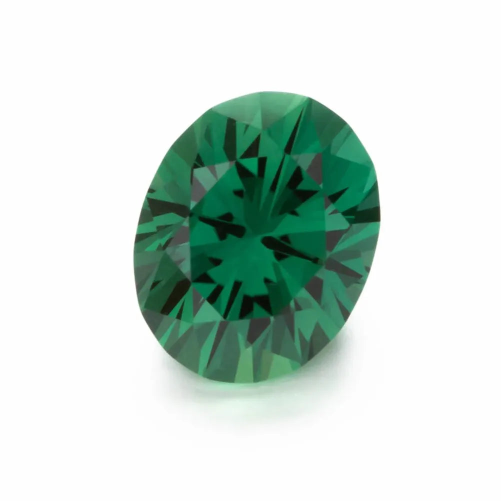 green lab sapphire oval