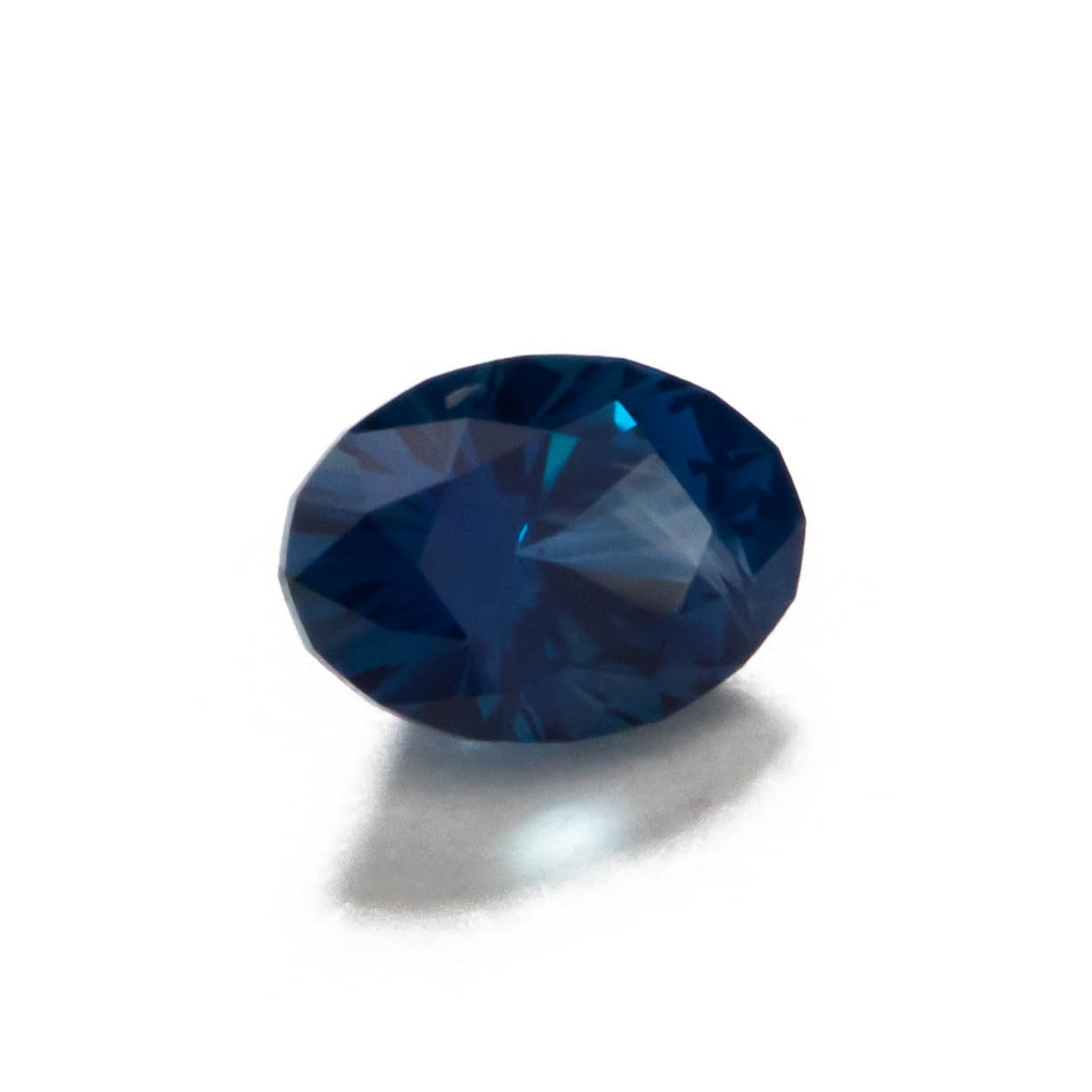 af0127 royal blue african sapphire oval