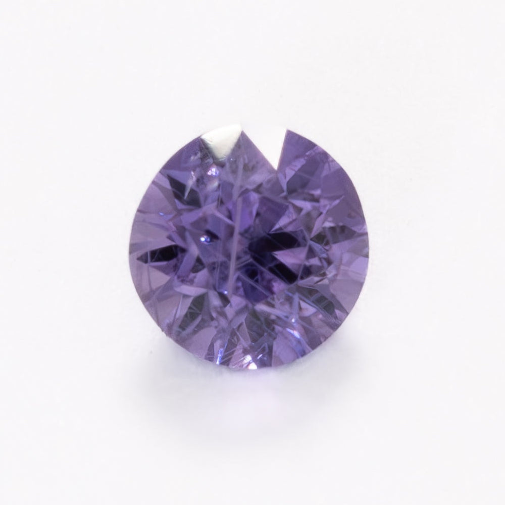 AF0139 purple umba sapphire round cut