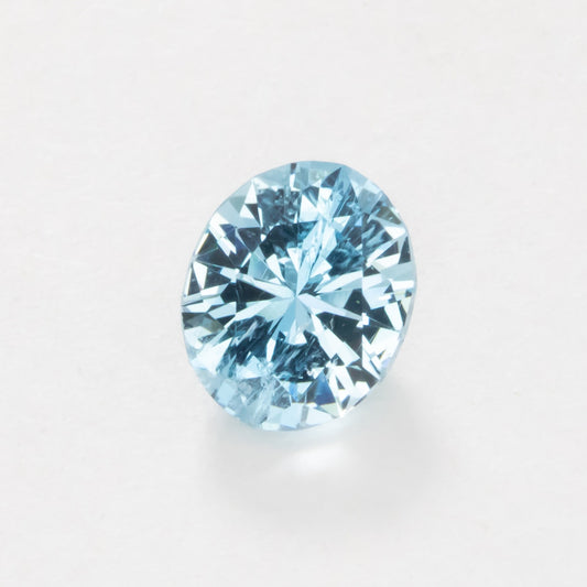 AQ0106 light blue oval aquamarine