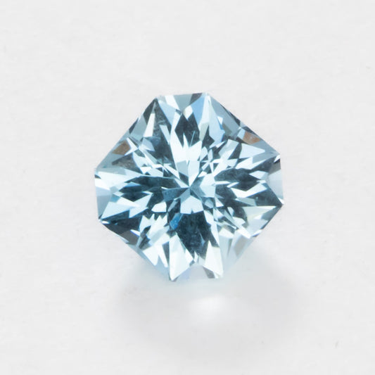 aq0109 light blue asscher cut aquamarine