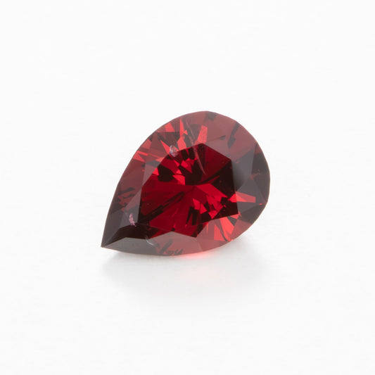 GR0110 red rhodolite garnet pear