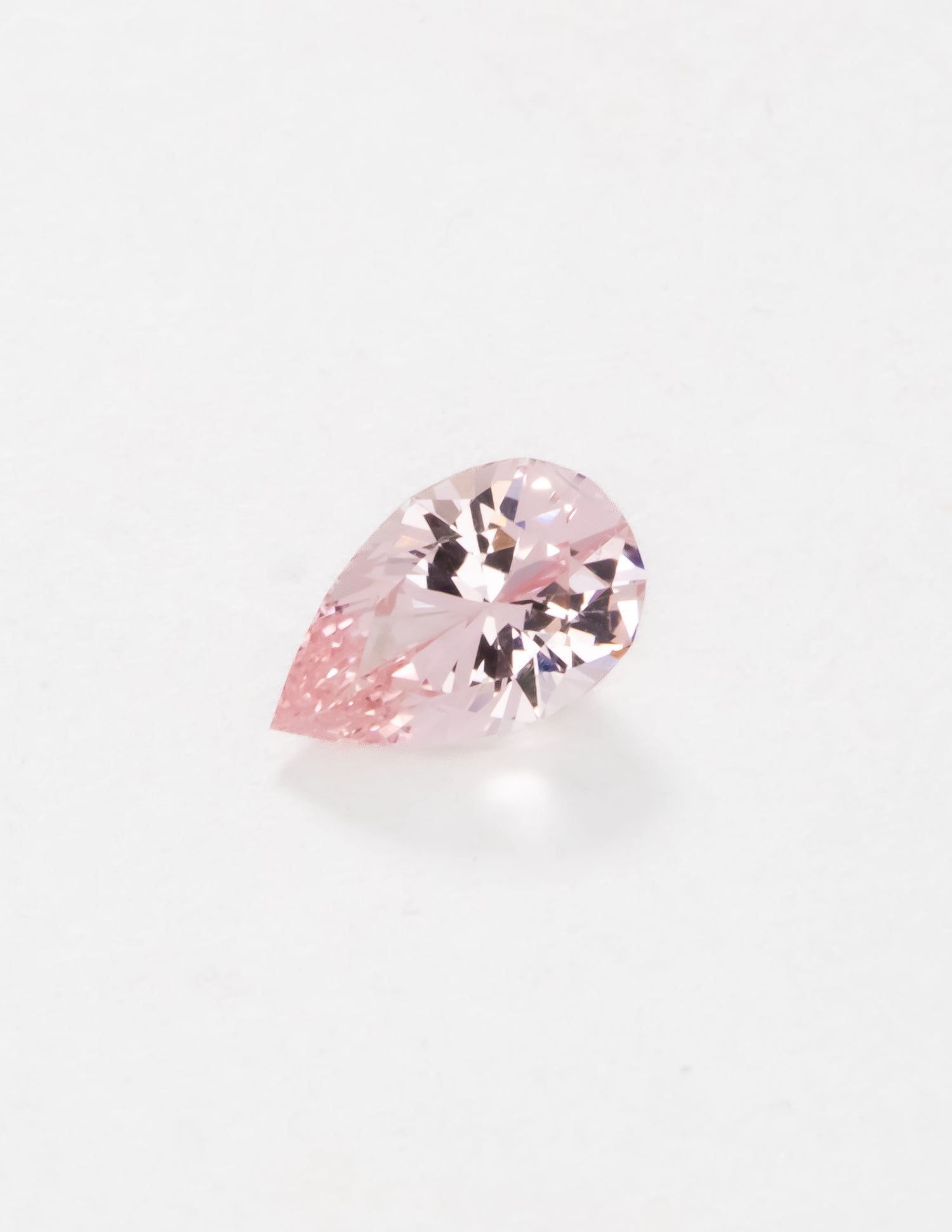 pink morganite pear