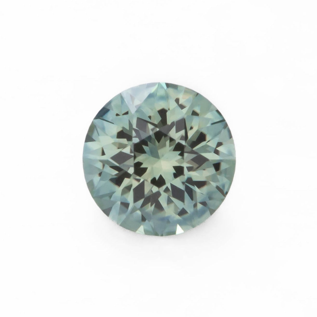 MS0138 light green montana sapphire round