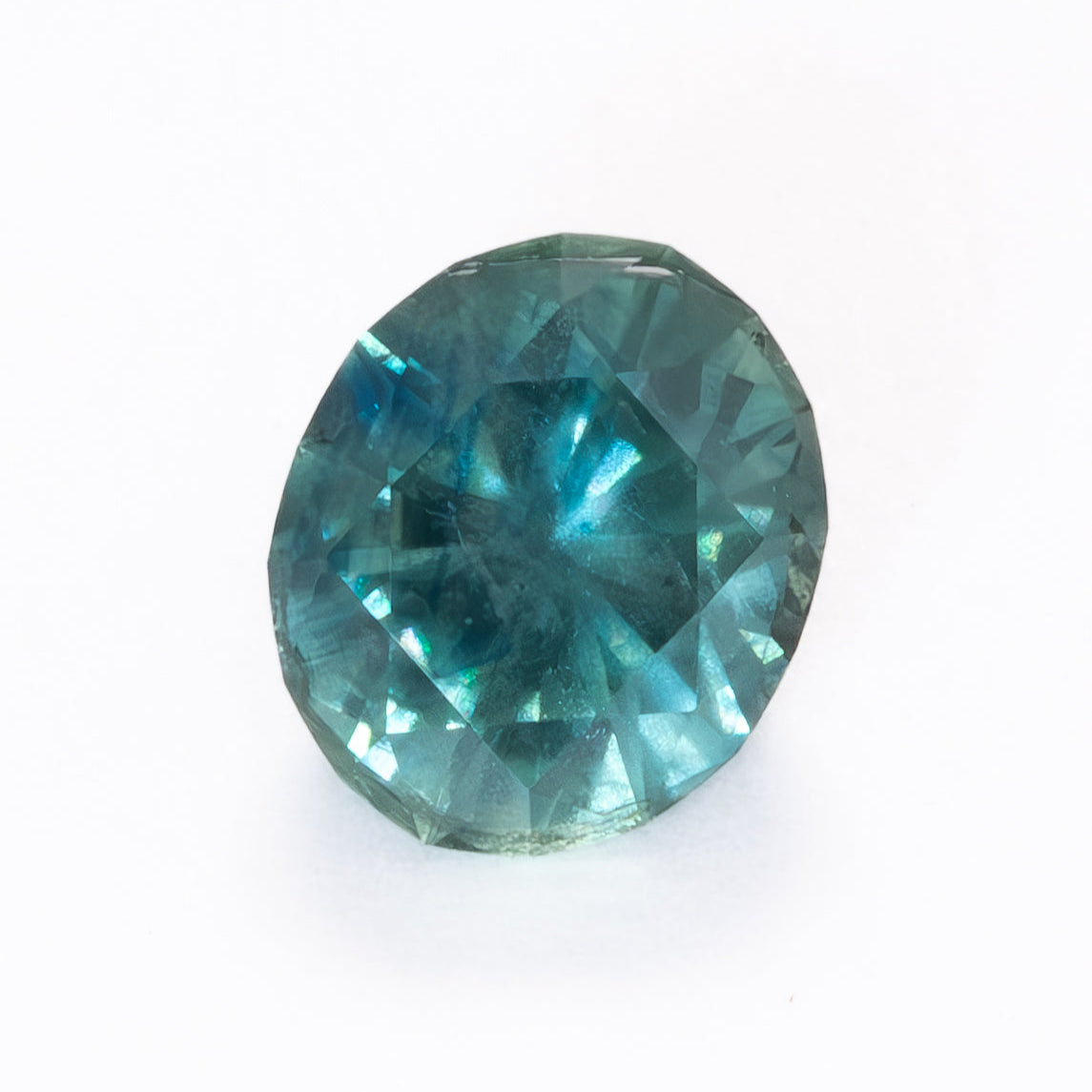 MS0192 teal montana sapphire oval