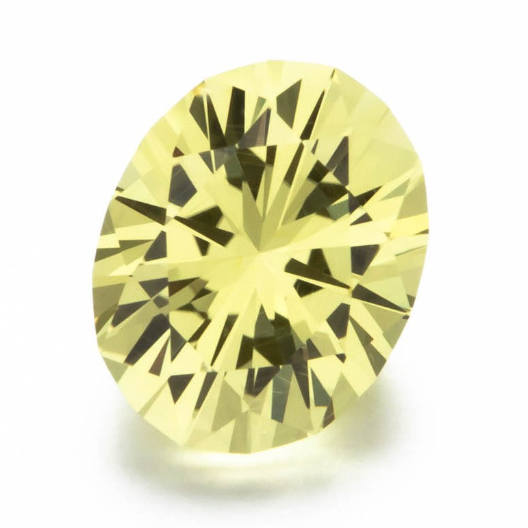 yellow lab sapphire oval