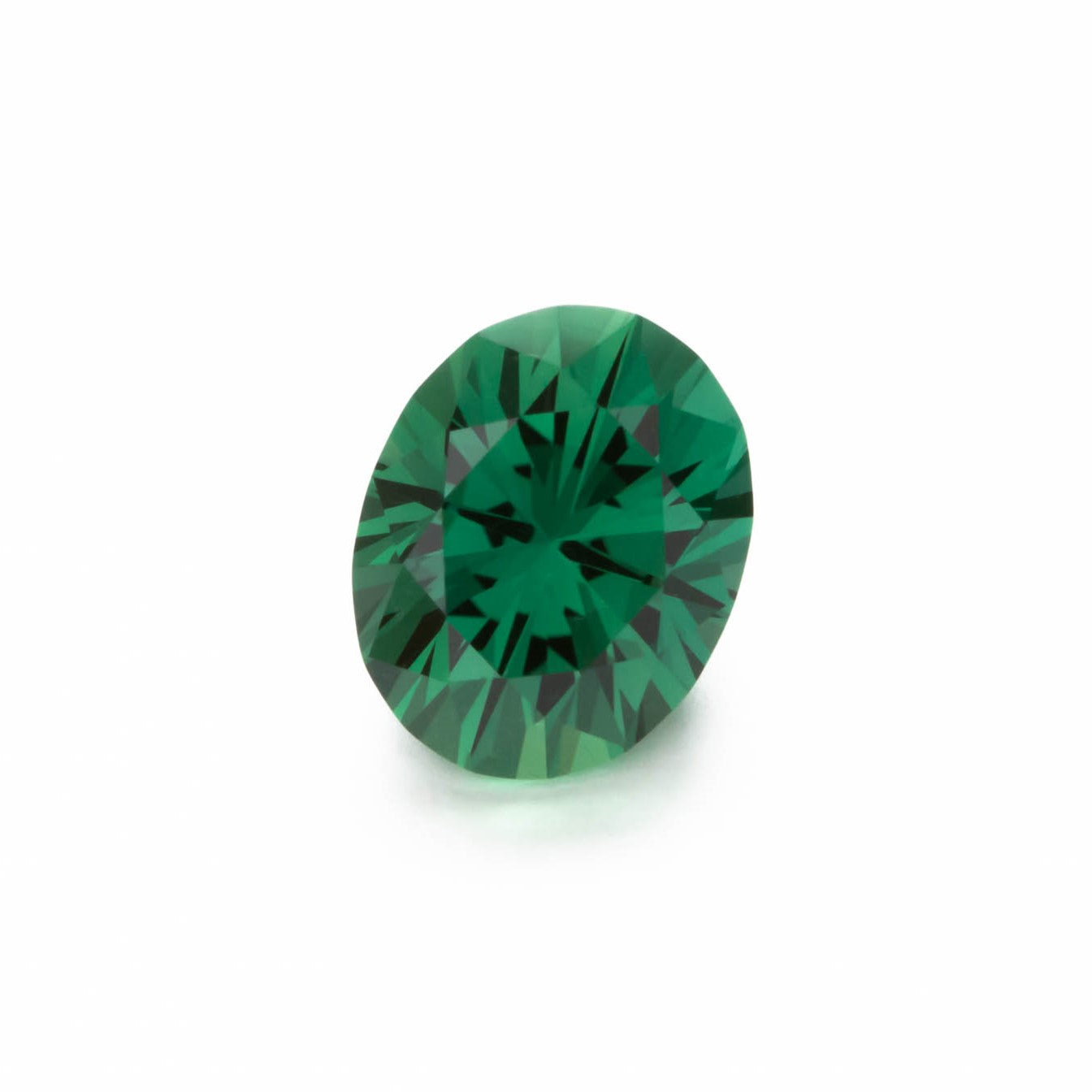 green lab sapphire oval