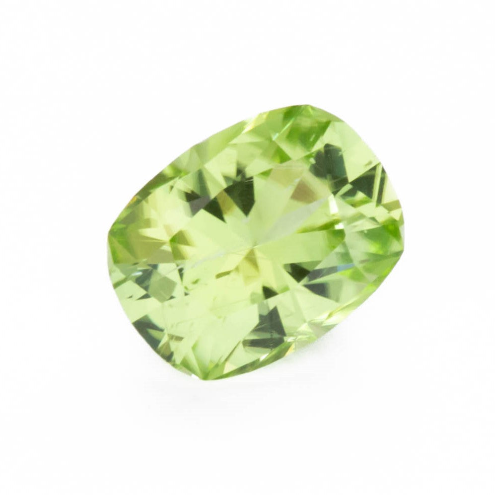 PD0111 yellow-green peridot elongated cushion