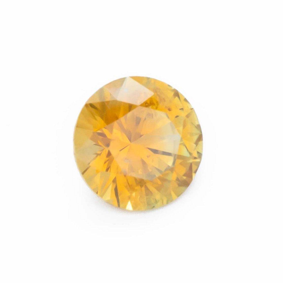 PSH0036 orange montana sapphire  round brilliant