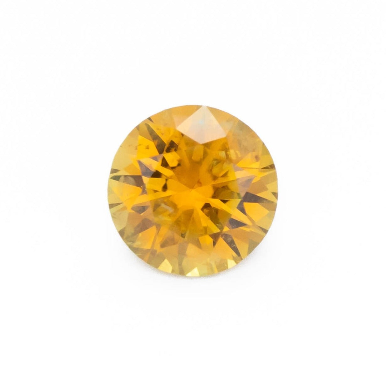 PSH0036 orange montana sapphire  round brilliant