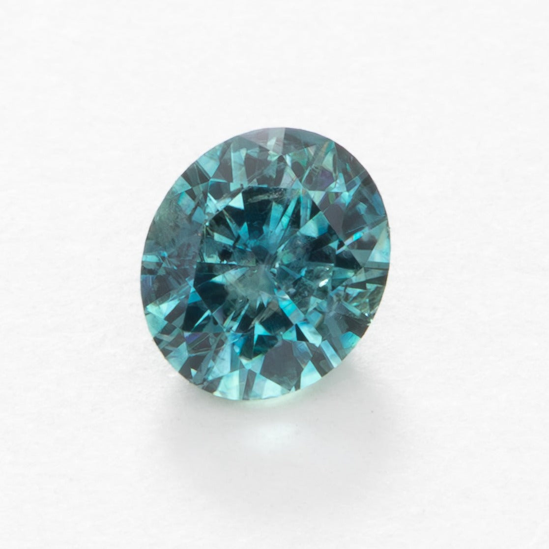 PSH0130 blue green oval montana sapphire