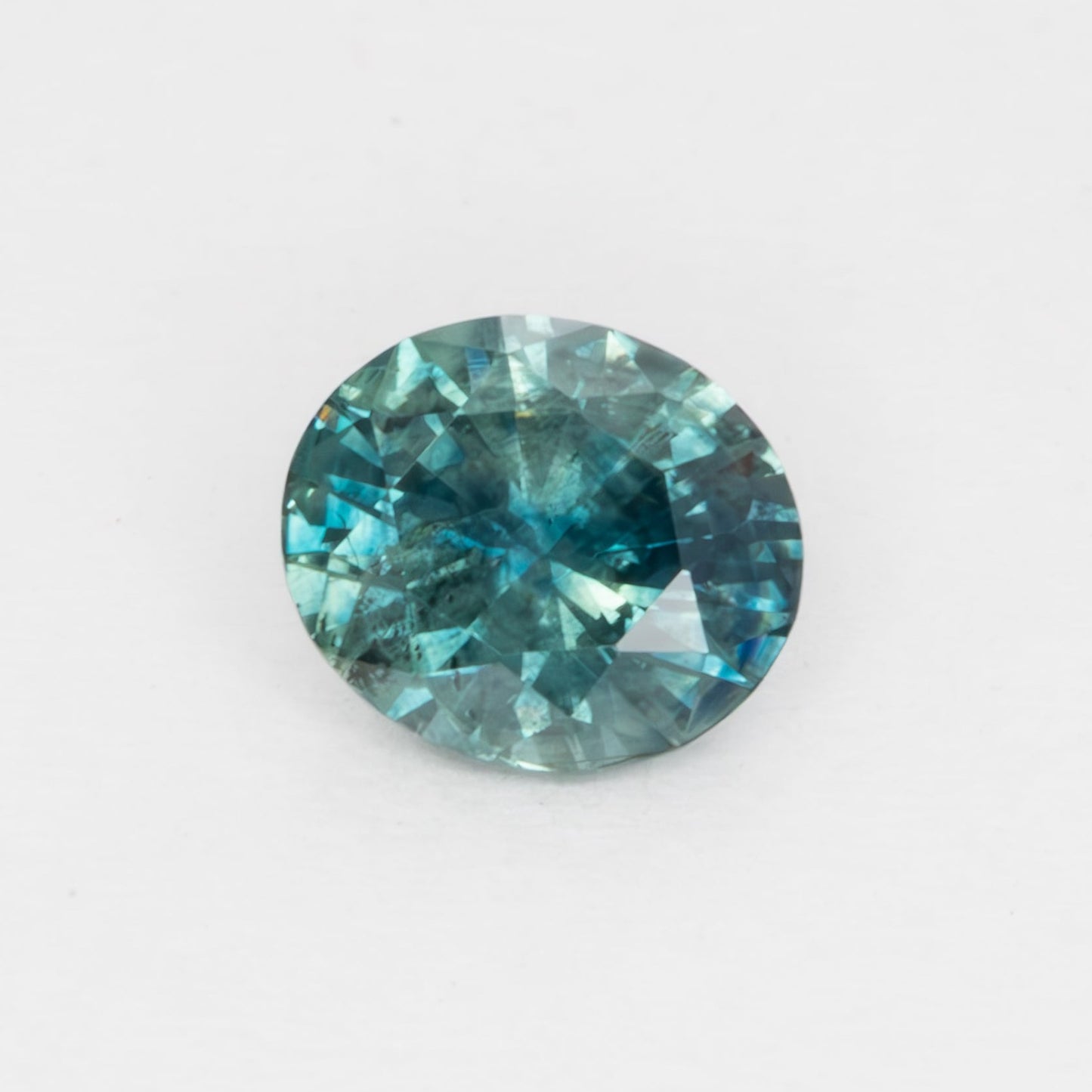 PSH0131 blue green oval montana sapphire