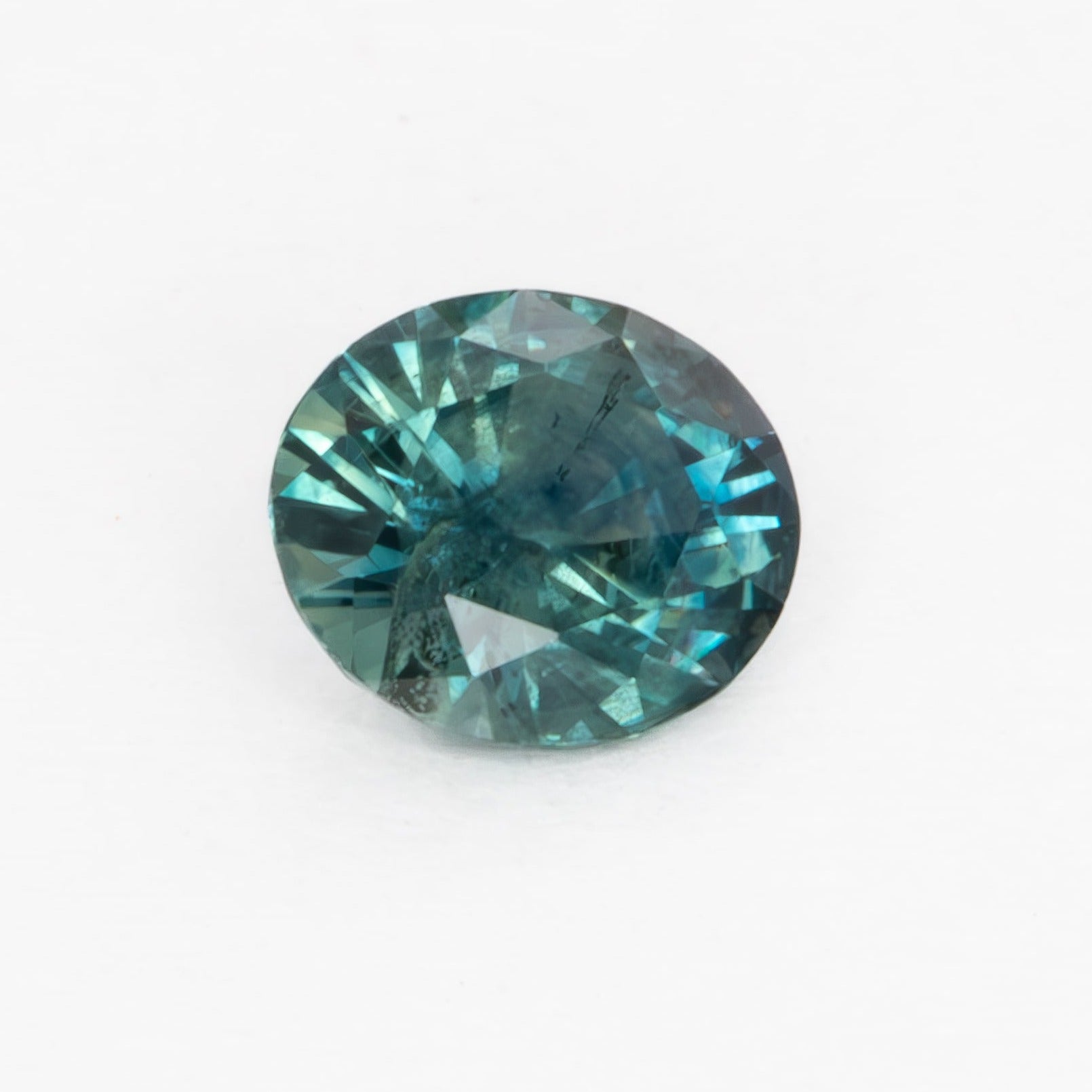 PSH0131 blue green oval montana sapphire