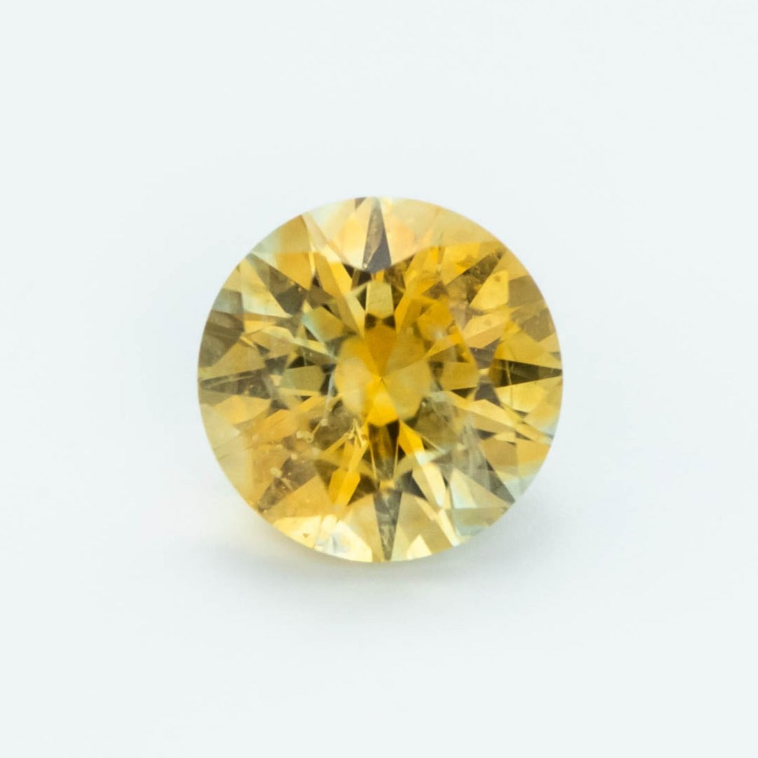 PSH0435 yellow Montana Sapphire round brilliant