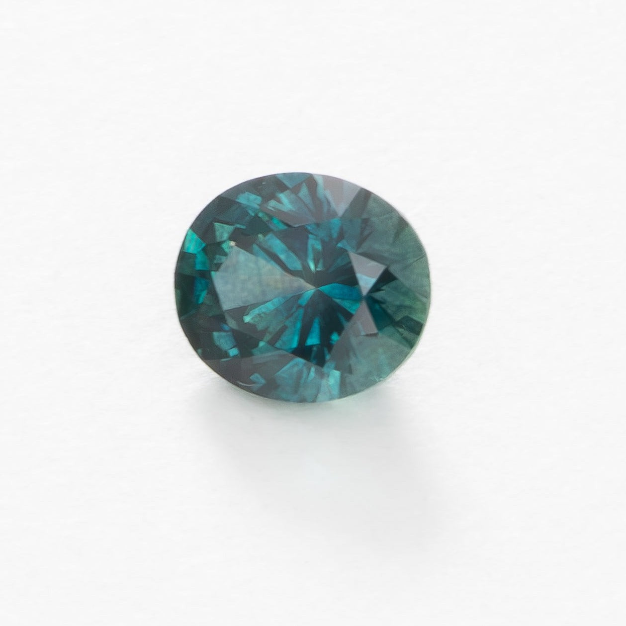 PSH0517 teal oval montana sapphire