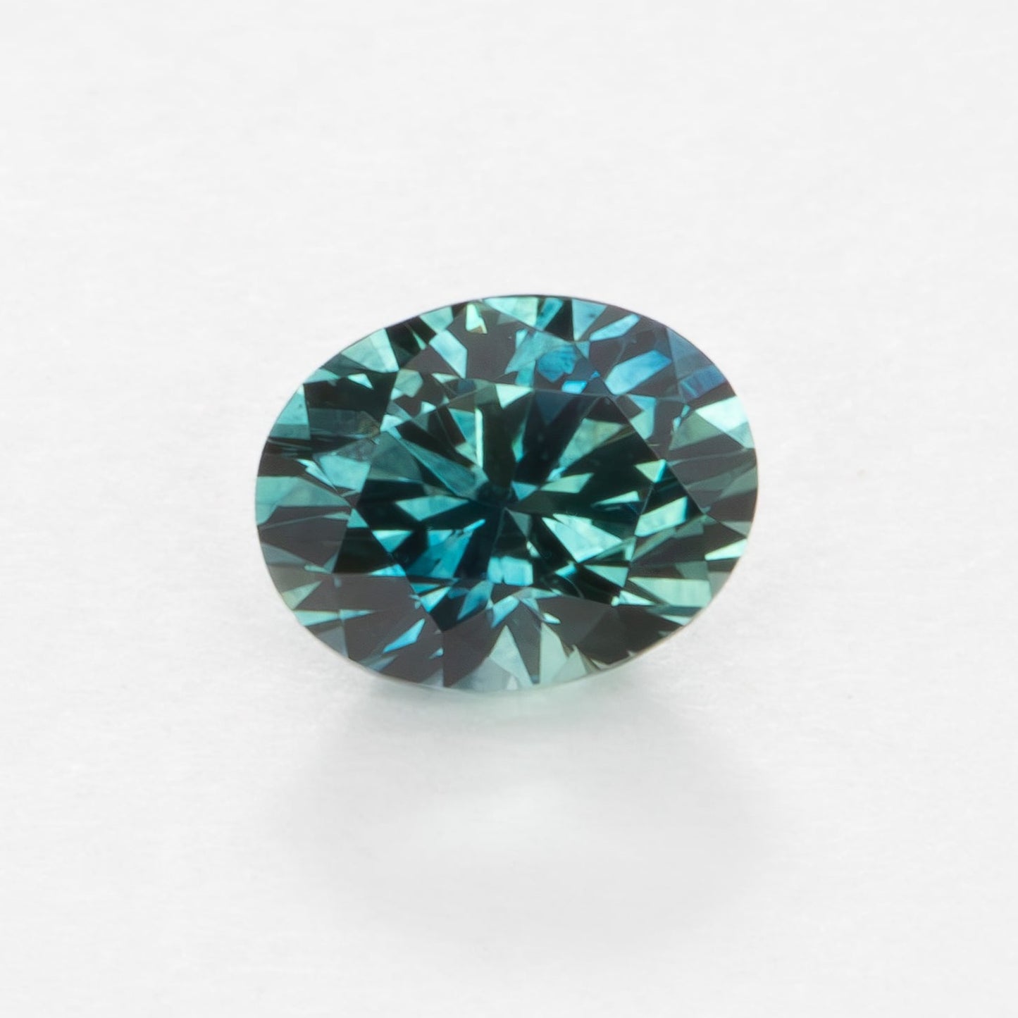 PSH0523 blue green oval montana sapphire