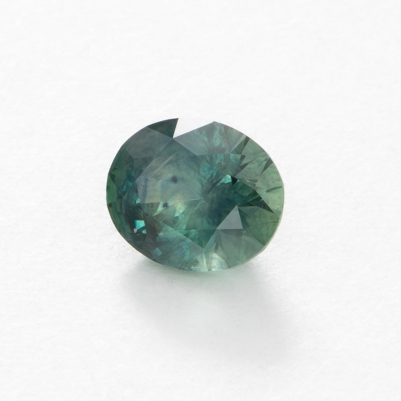 PSH0530 blue green oval montana sapphire