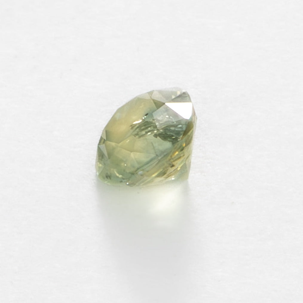 PSH0606 yellow green oval montana sapphire