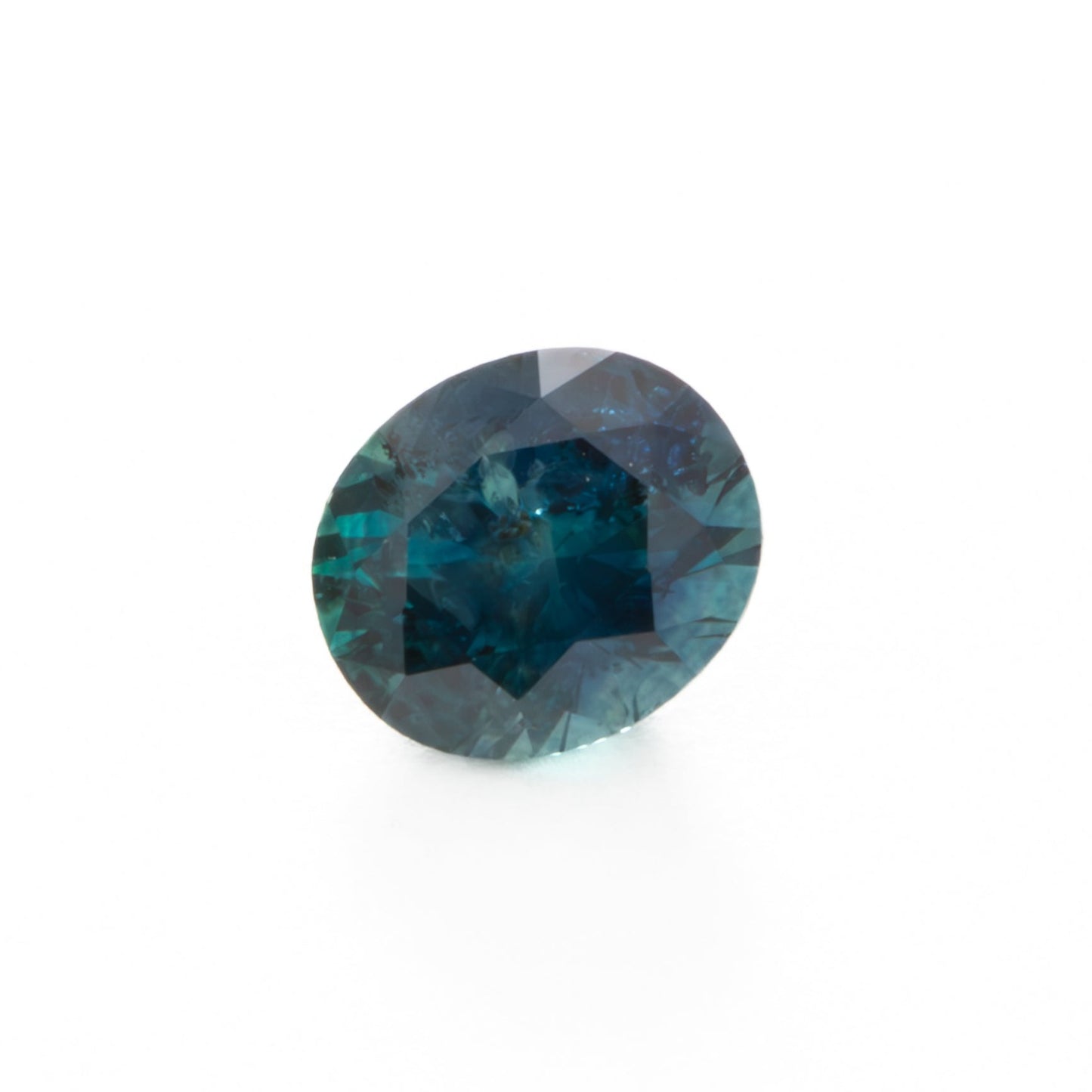 PSH0706 blue green oval montana sapphire