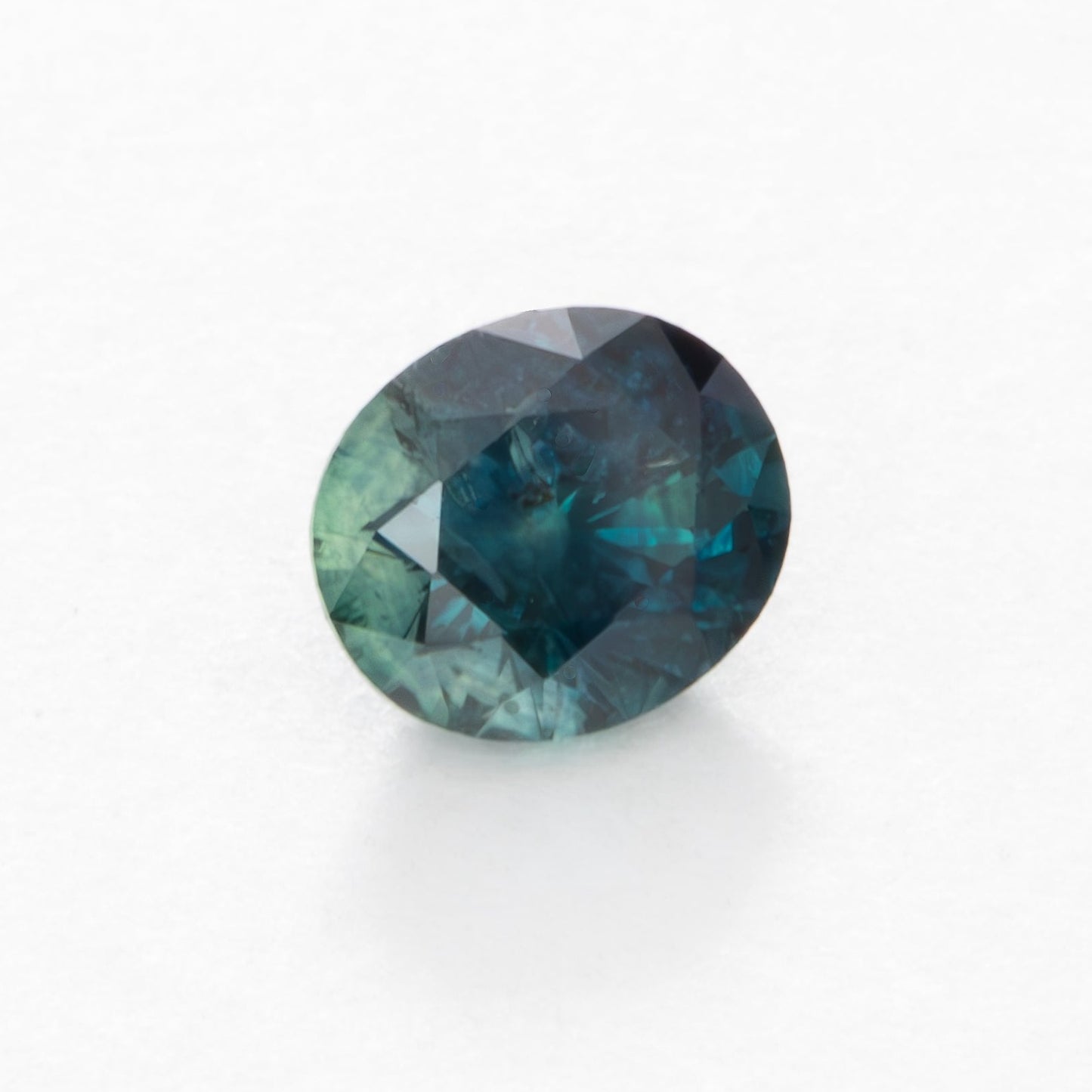 PSH0706 blue green oval montana sapphire