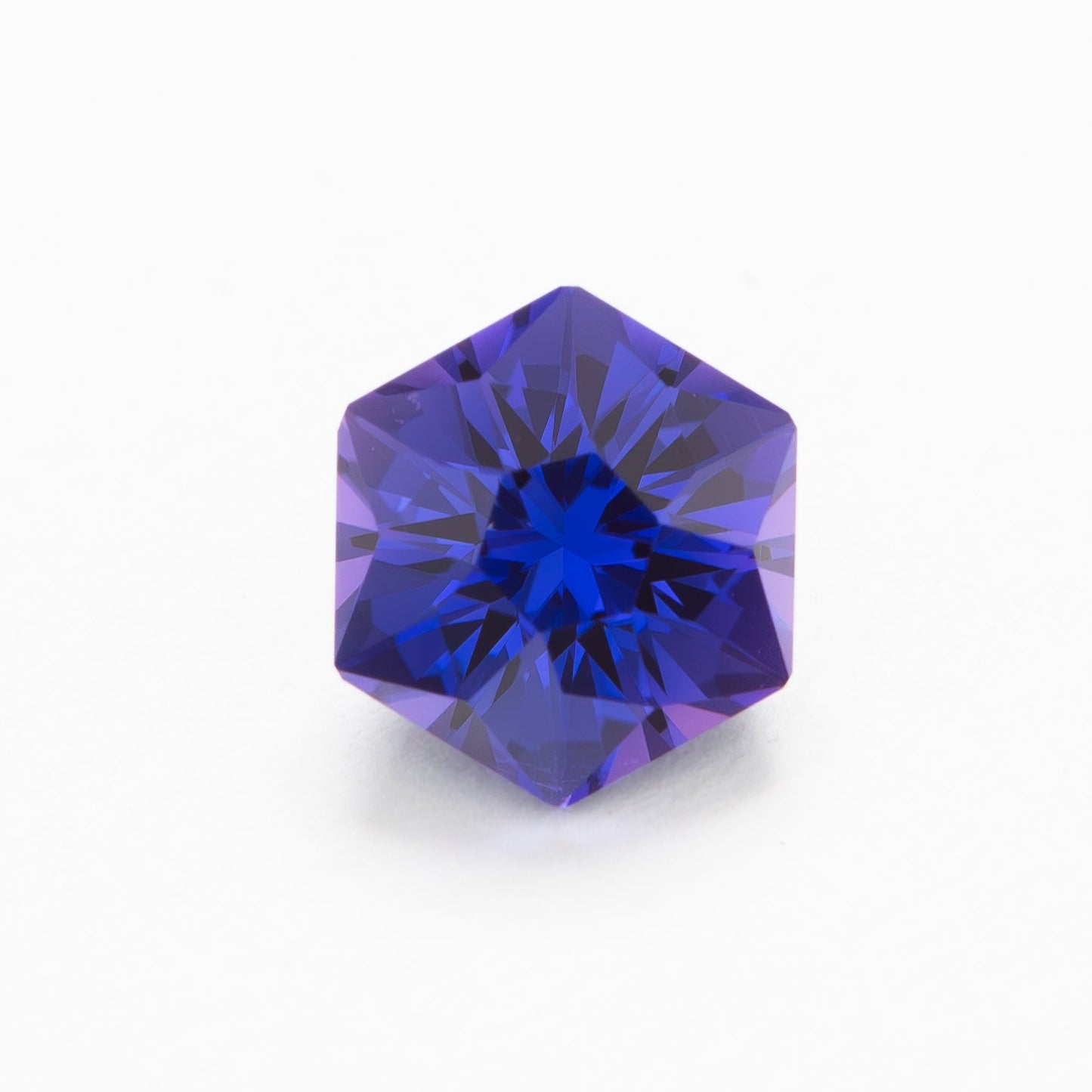 purple lab sapphire hex cut cosmos