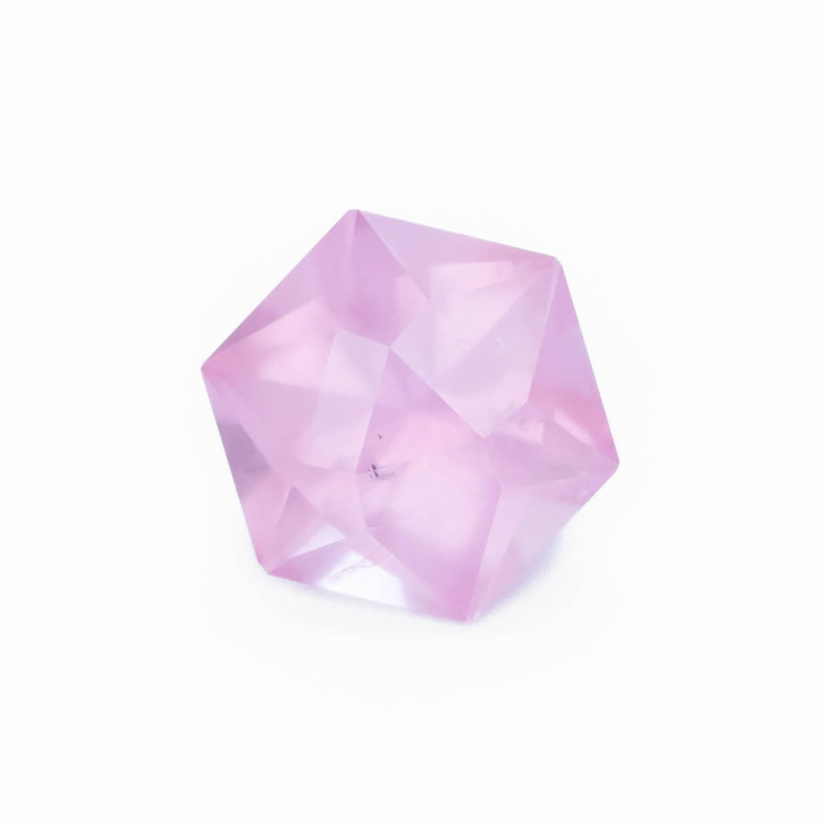 SP0102 pink spinel hex cut