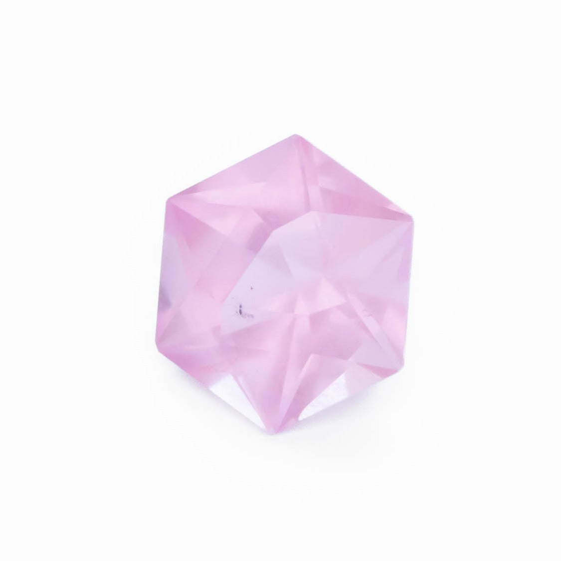 SP0102 pink spinel hex cut