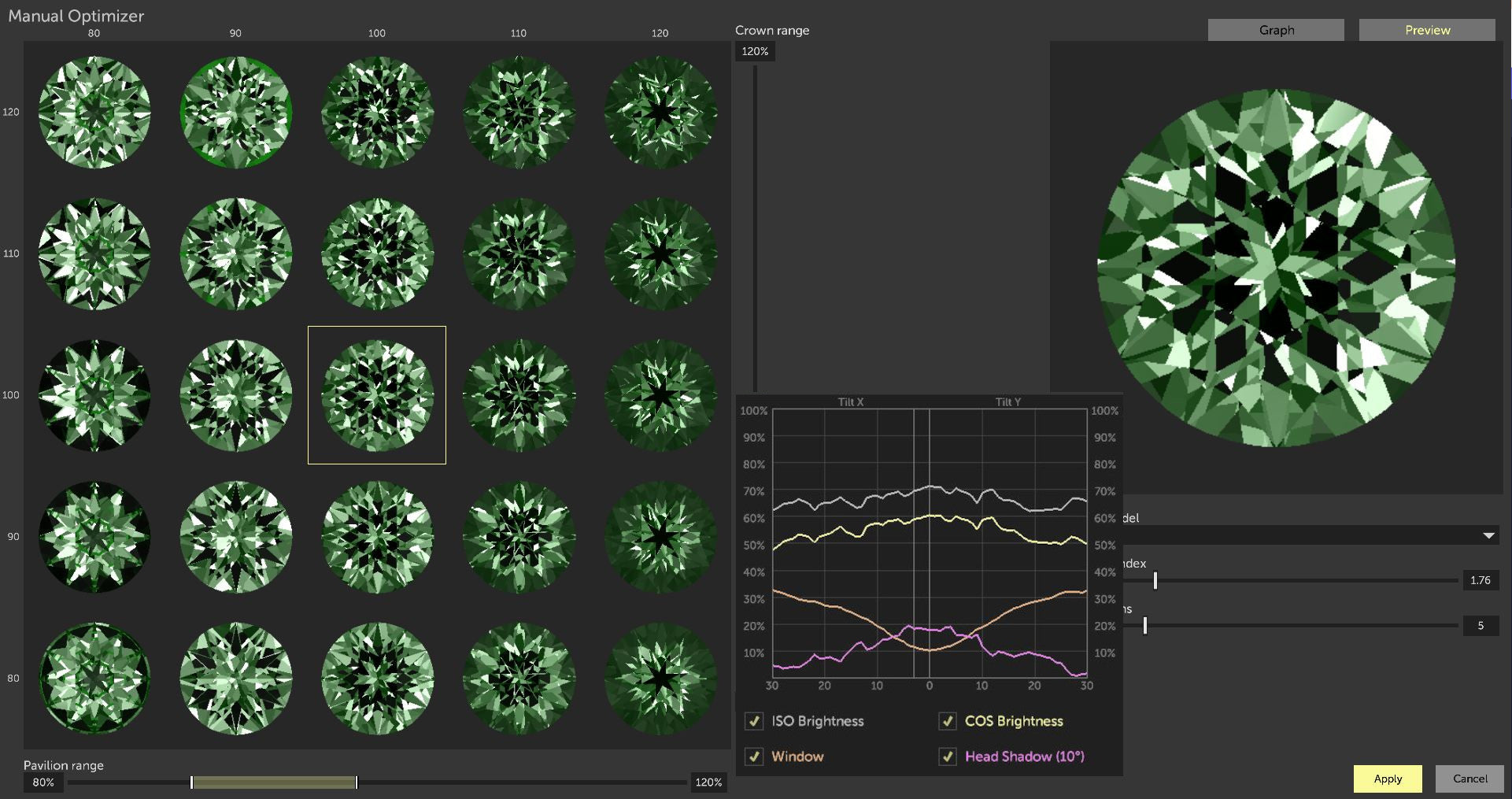 CAD software optimizing our stormlight round design