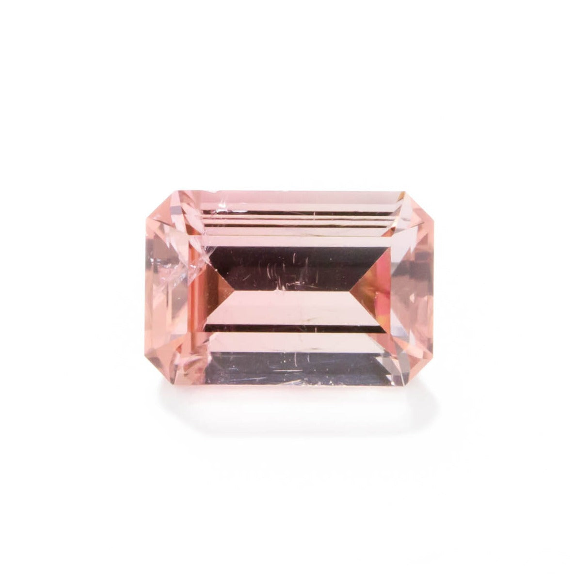 tl0115 pink step cut tourmaline