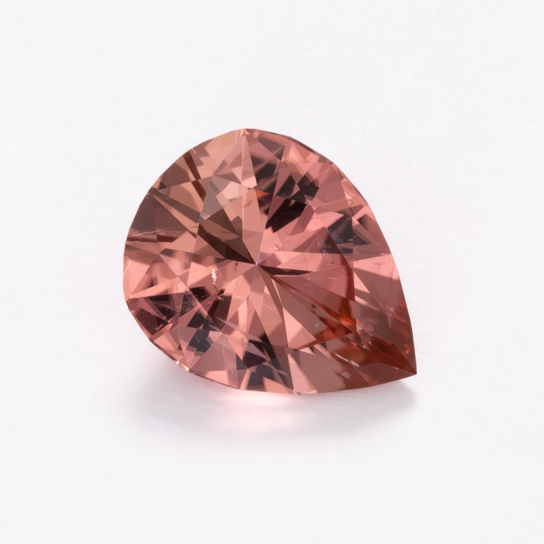 TL0120 pink orange pear tourmaline