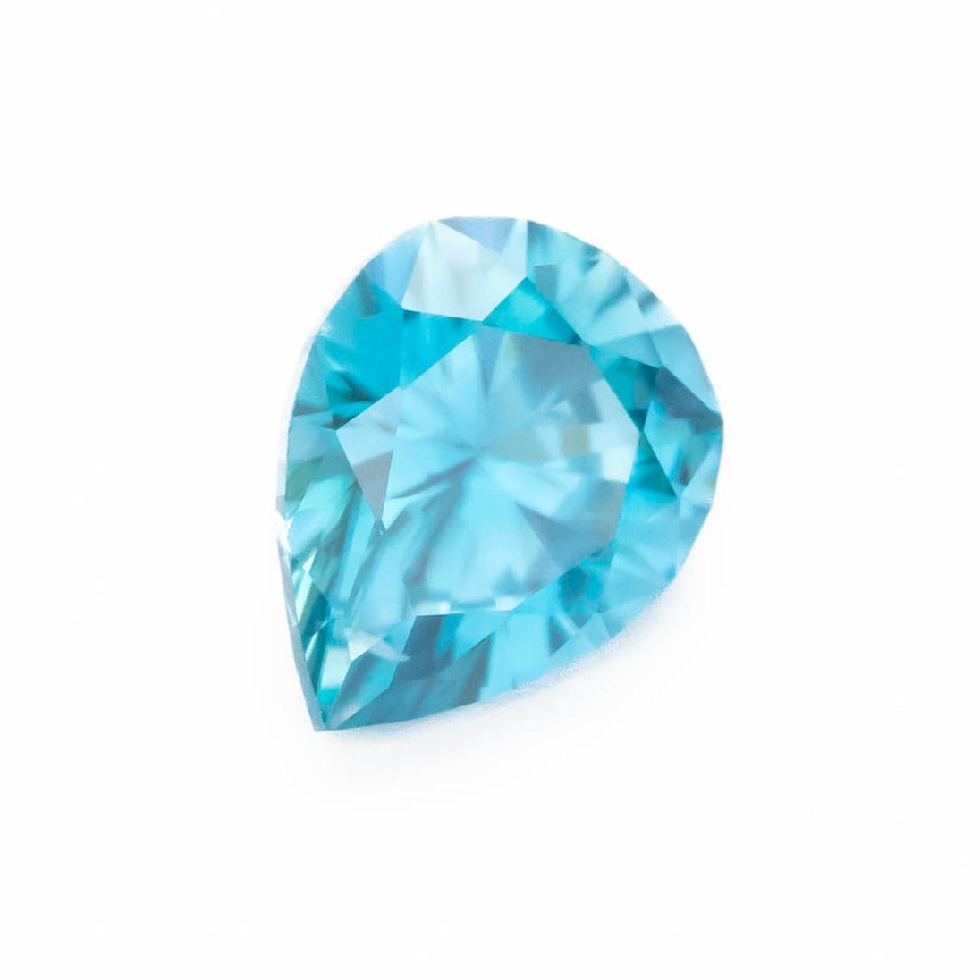 ZR0107 1.23ct cambodian bright blue zircon