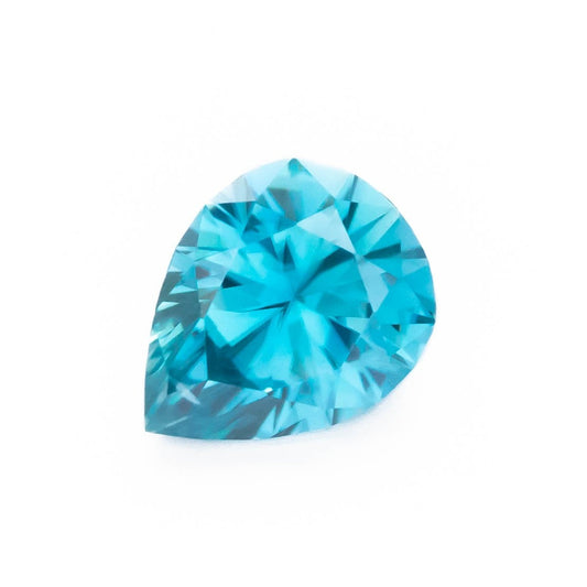 ZR0107 1.23ct cambodian bright blue zircon