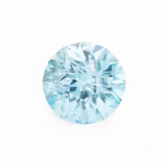 ZR0108 cambodia blue zircon round