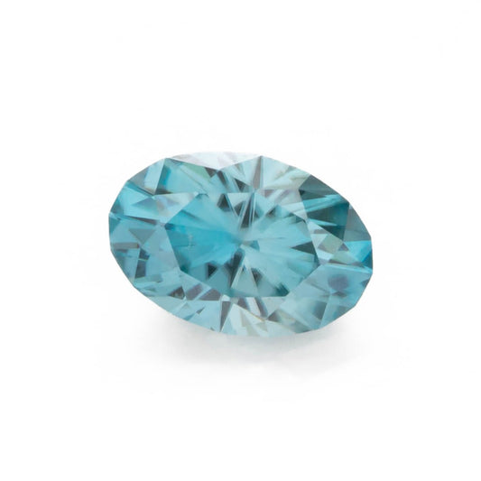 ZR0110 light blue cambodian zircon oval