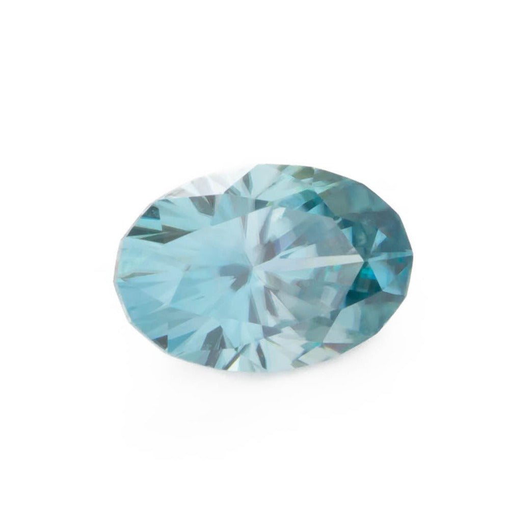 ZR0110 light blue cambodian zircon oval