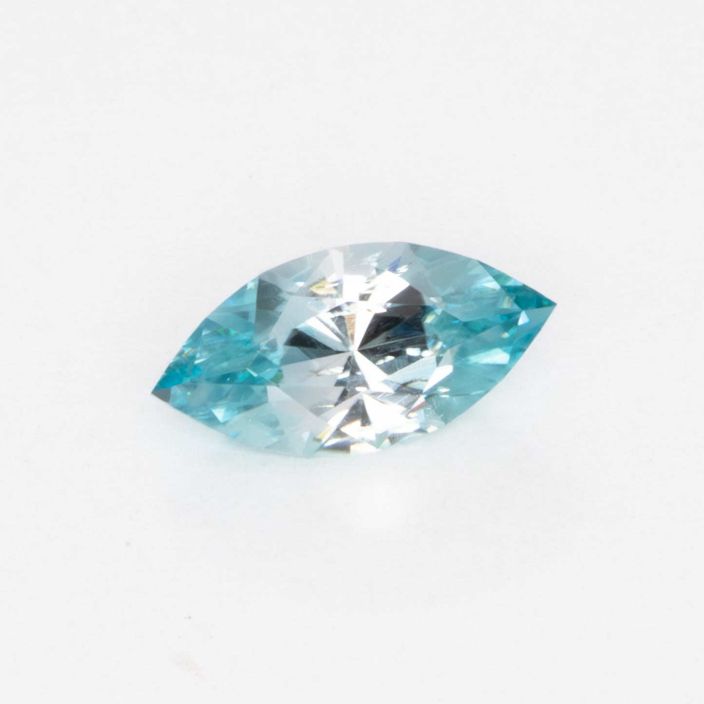 ZR0126 light blue cambodian zircon marquise