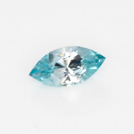 ZR0126 light blue cambodian zircon marquise