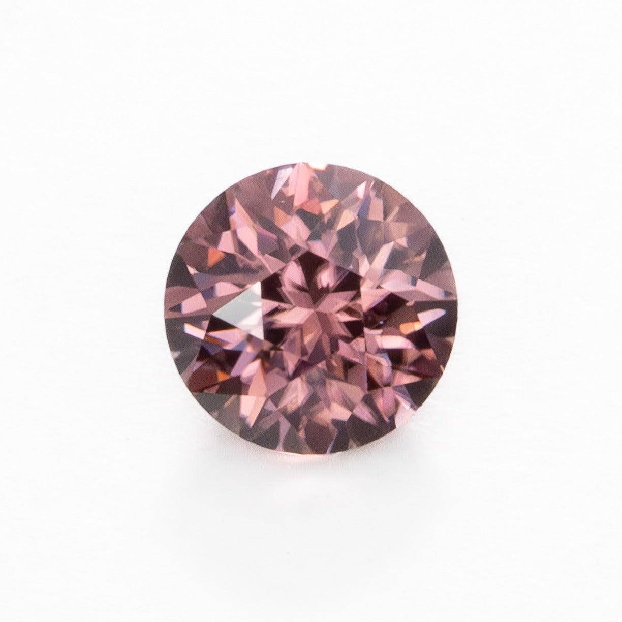 ZR0131 pink zircon round