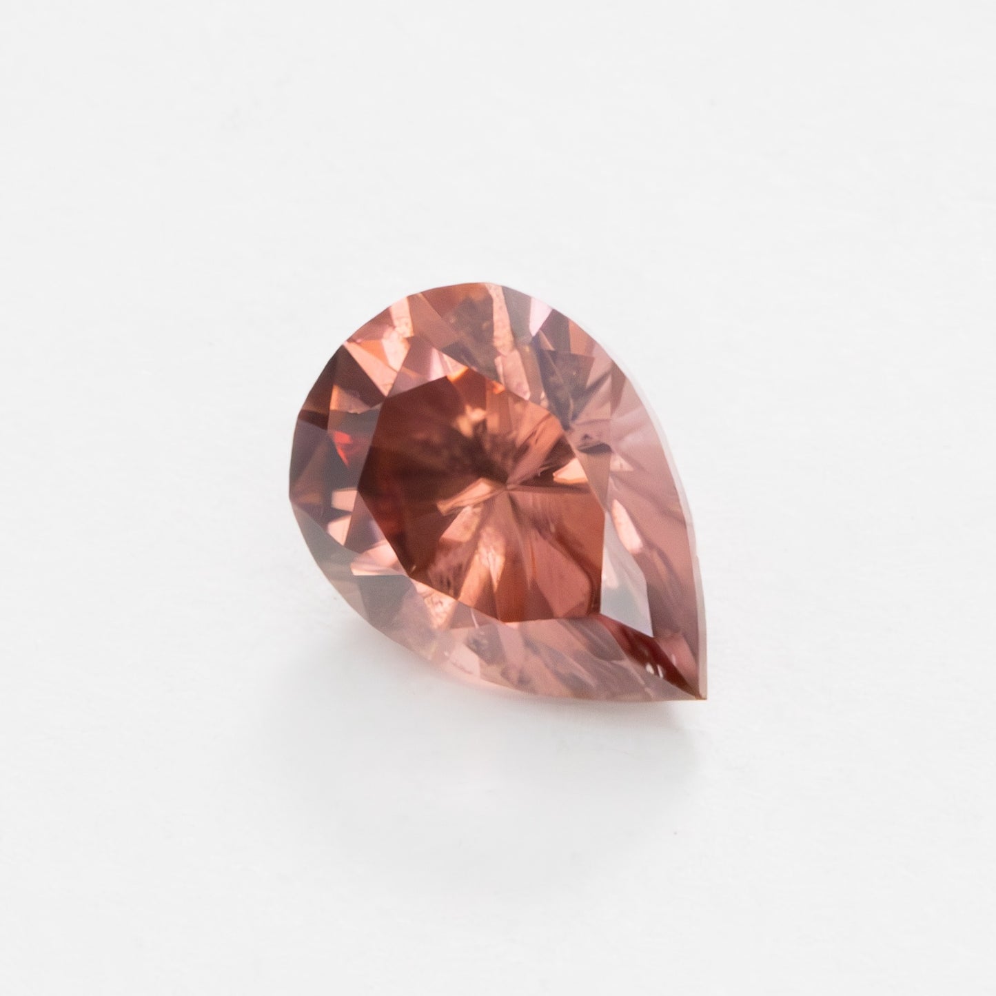 ZR0132 rich pink zircon pear