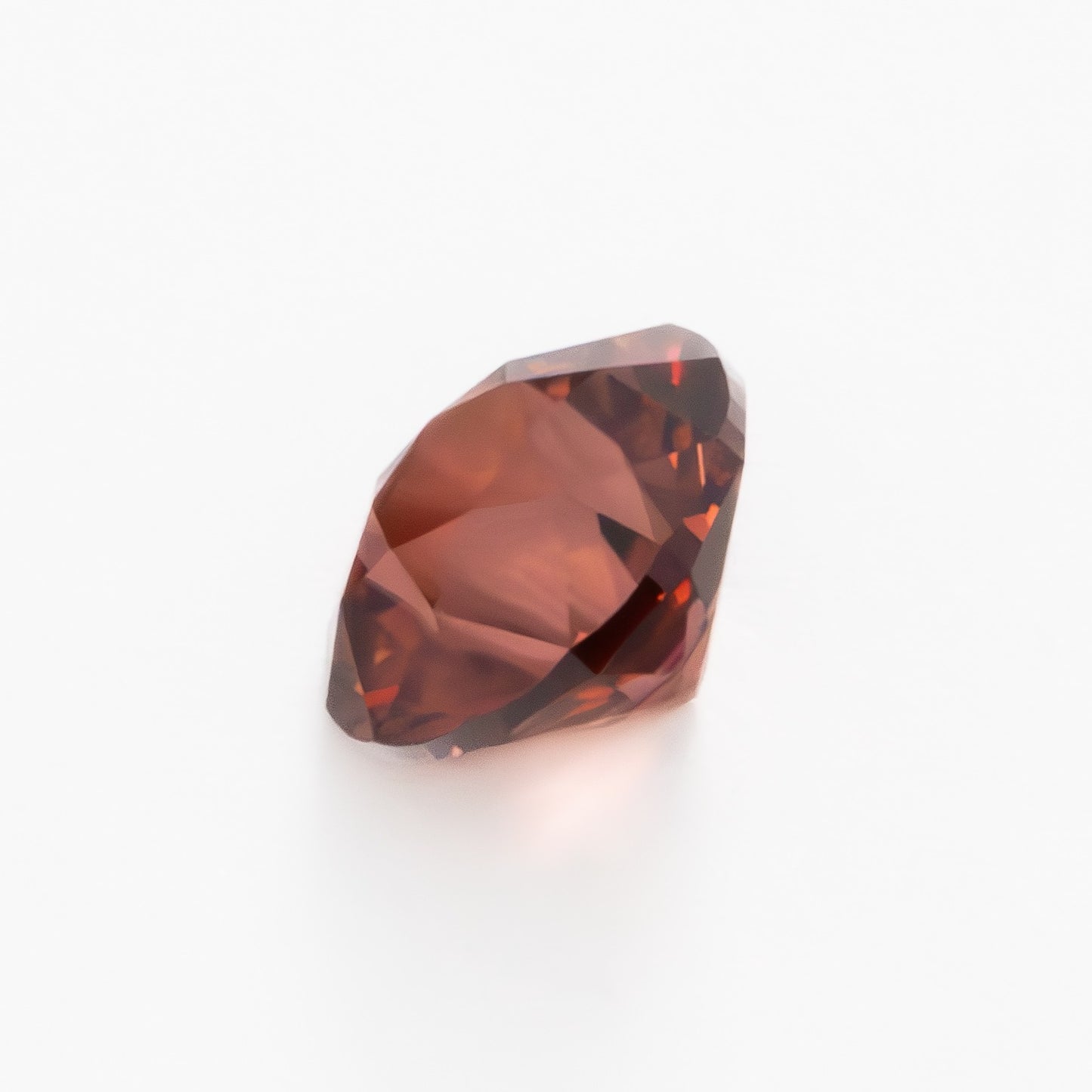 ZR0133 copper orange zircon round