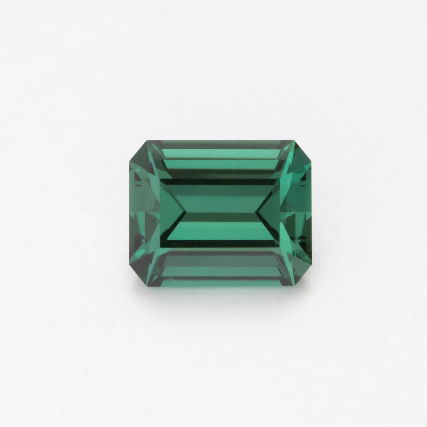 green lab sapphire step cut