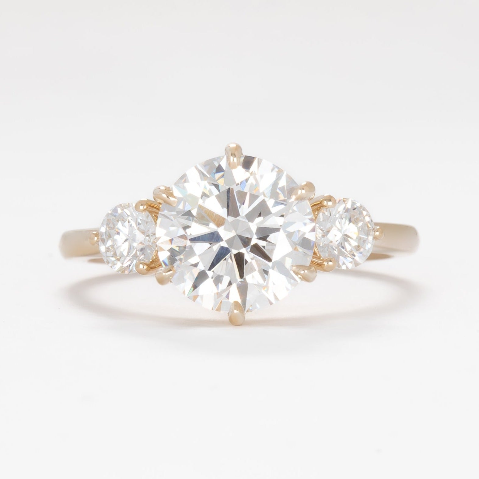 inara engagement ring with lab diamond