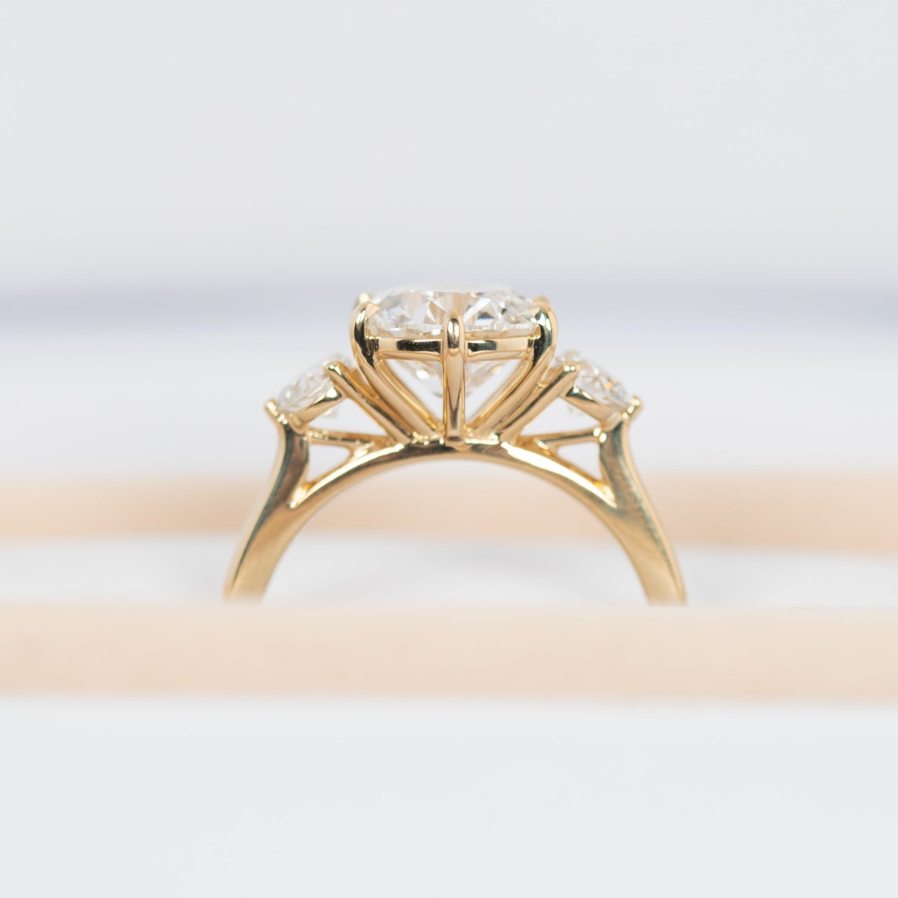 inara engagement ring with lab diamond