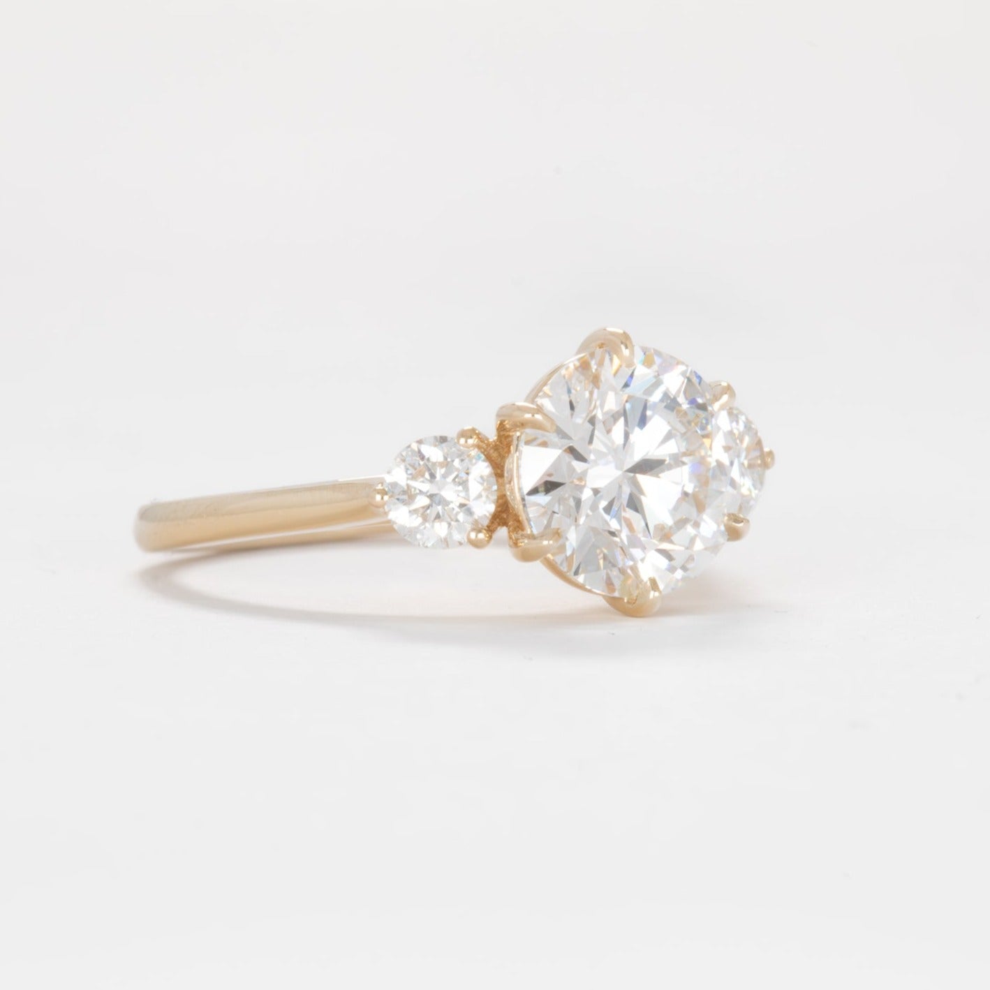 inara engagement ring with lab diamond