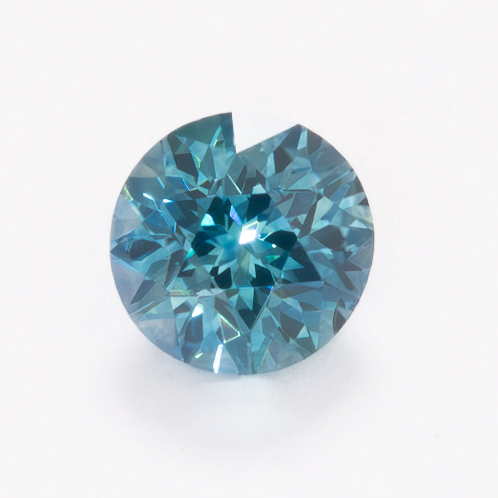 ms0198 round cut blue montana sapphire