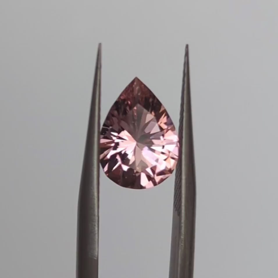 tl0111 pink pear tourmaline