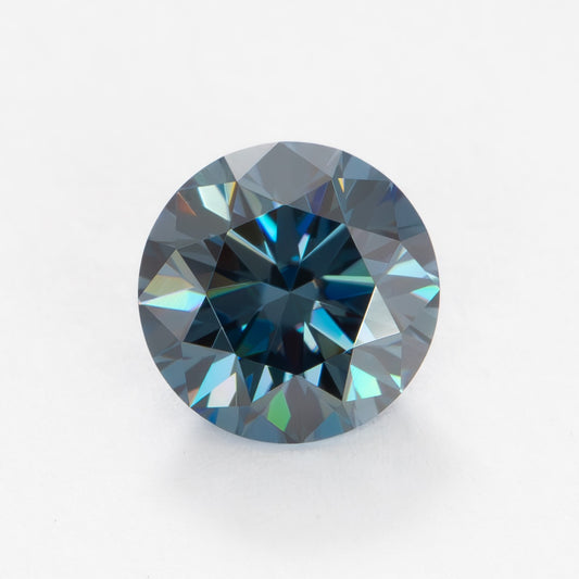 Blue Moissanite