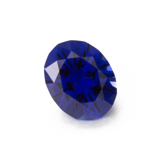 royal blue lab sapphire oval